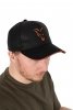 CHH015 FOX Czapka Collection Baseball Cap Black & Orange